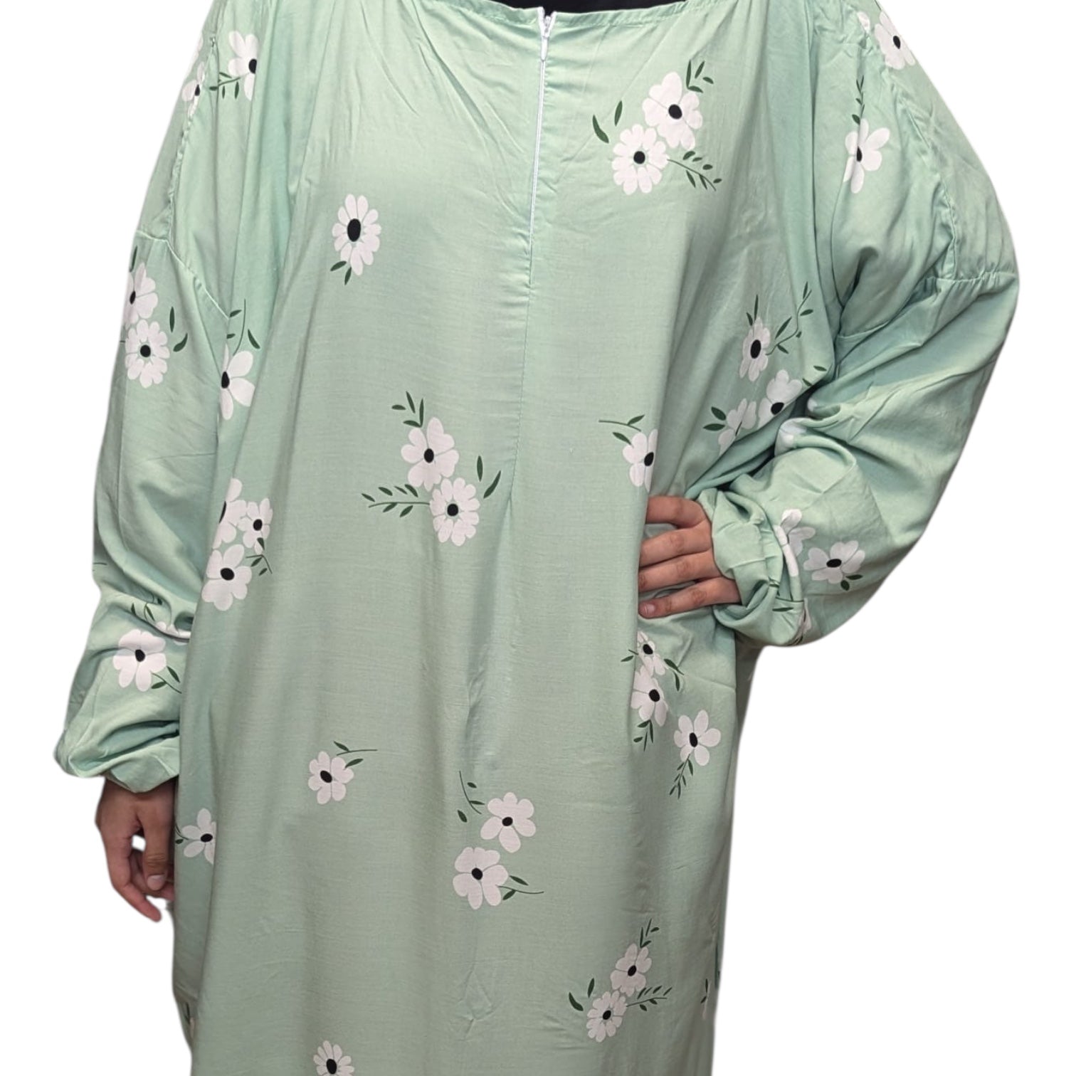 Abaya dress short length with pockets