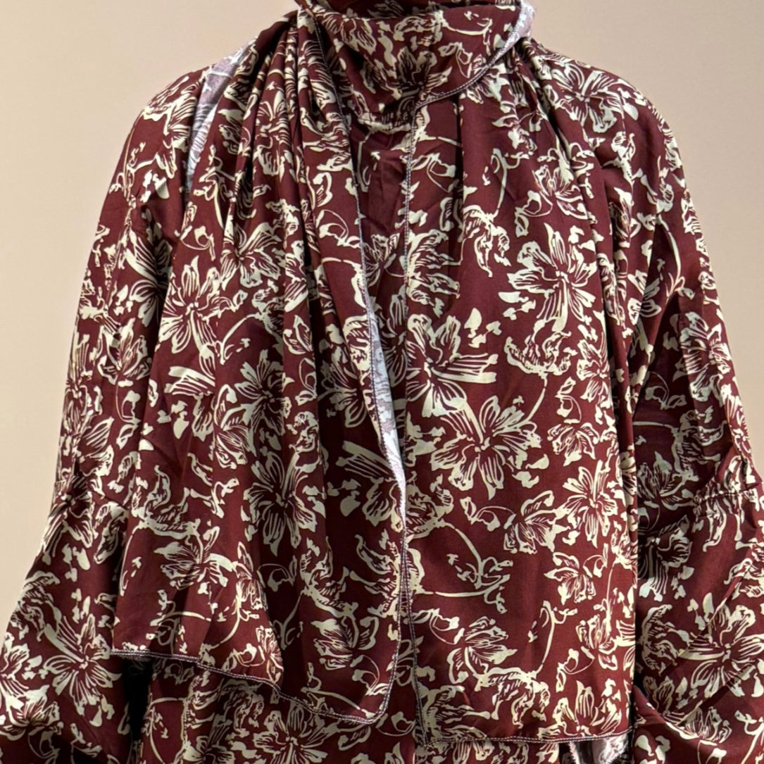 NEW Regular length Prayer dress with pockets, prayer abaya