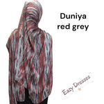 Load image into Gallery viewer, Printed Silky Chiffon Hijabs scarfs large size
