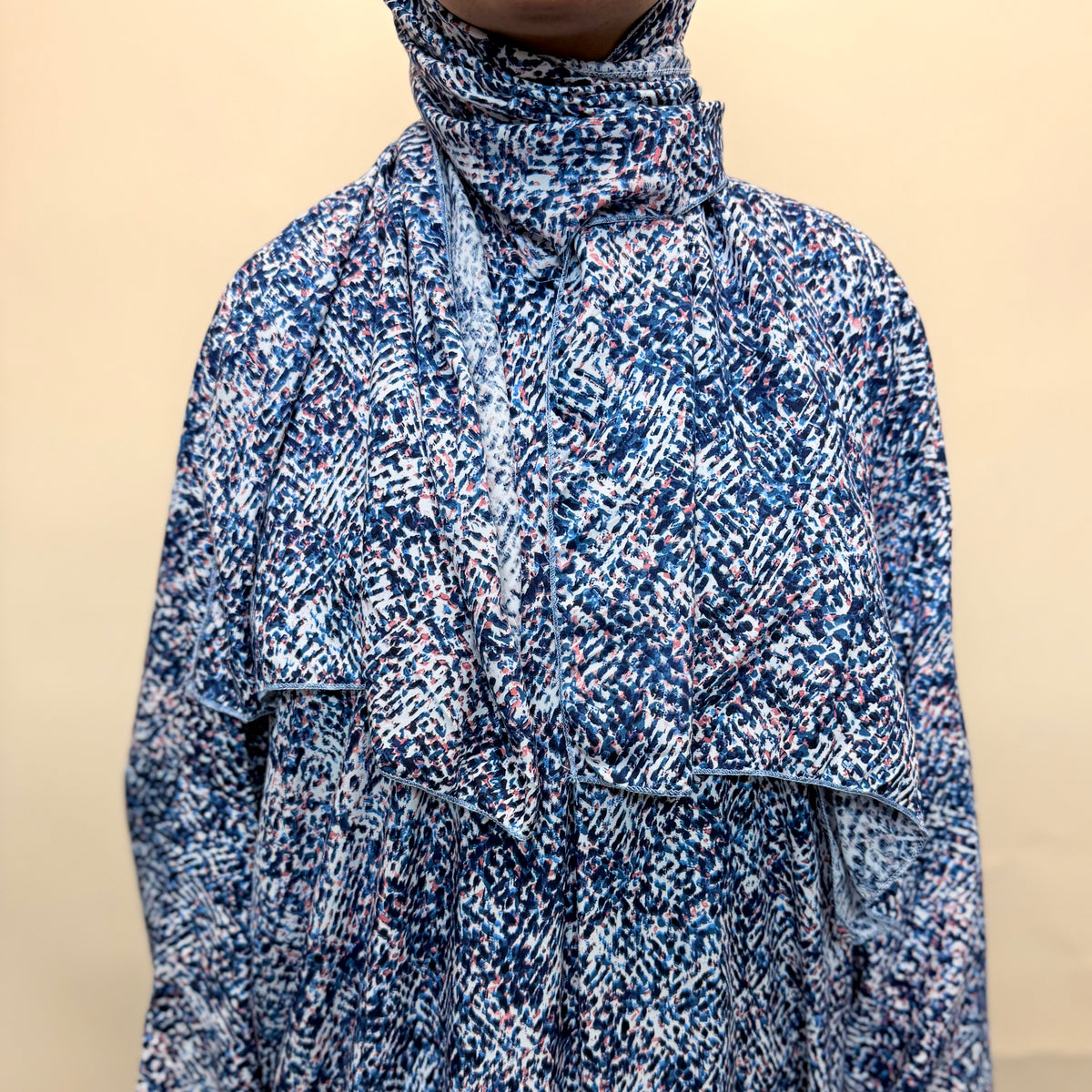Short Length Prayer Dress with Attached Hijab & Pockets