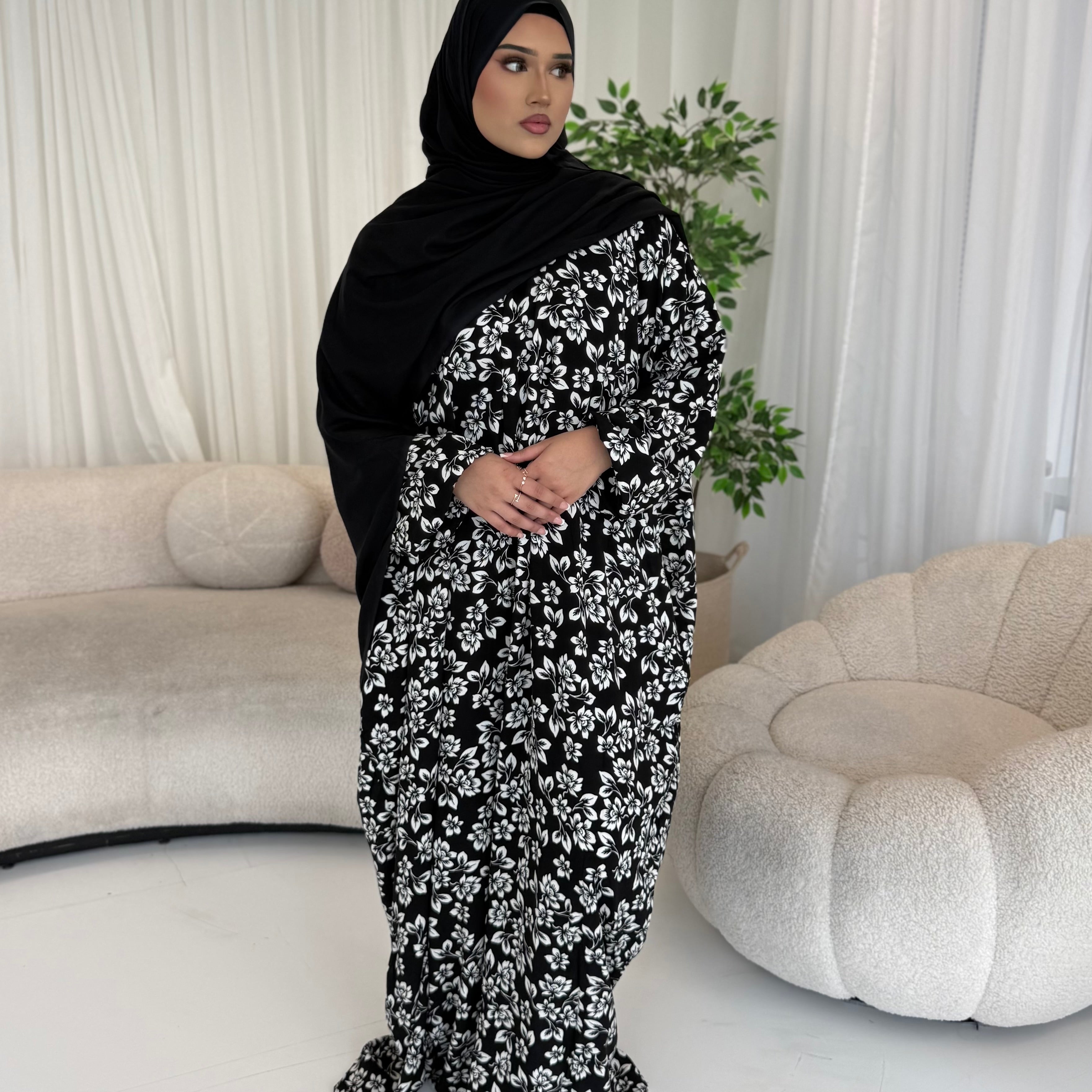 Abaya dress regular length with pockets