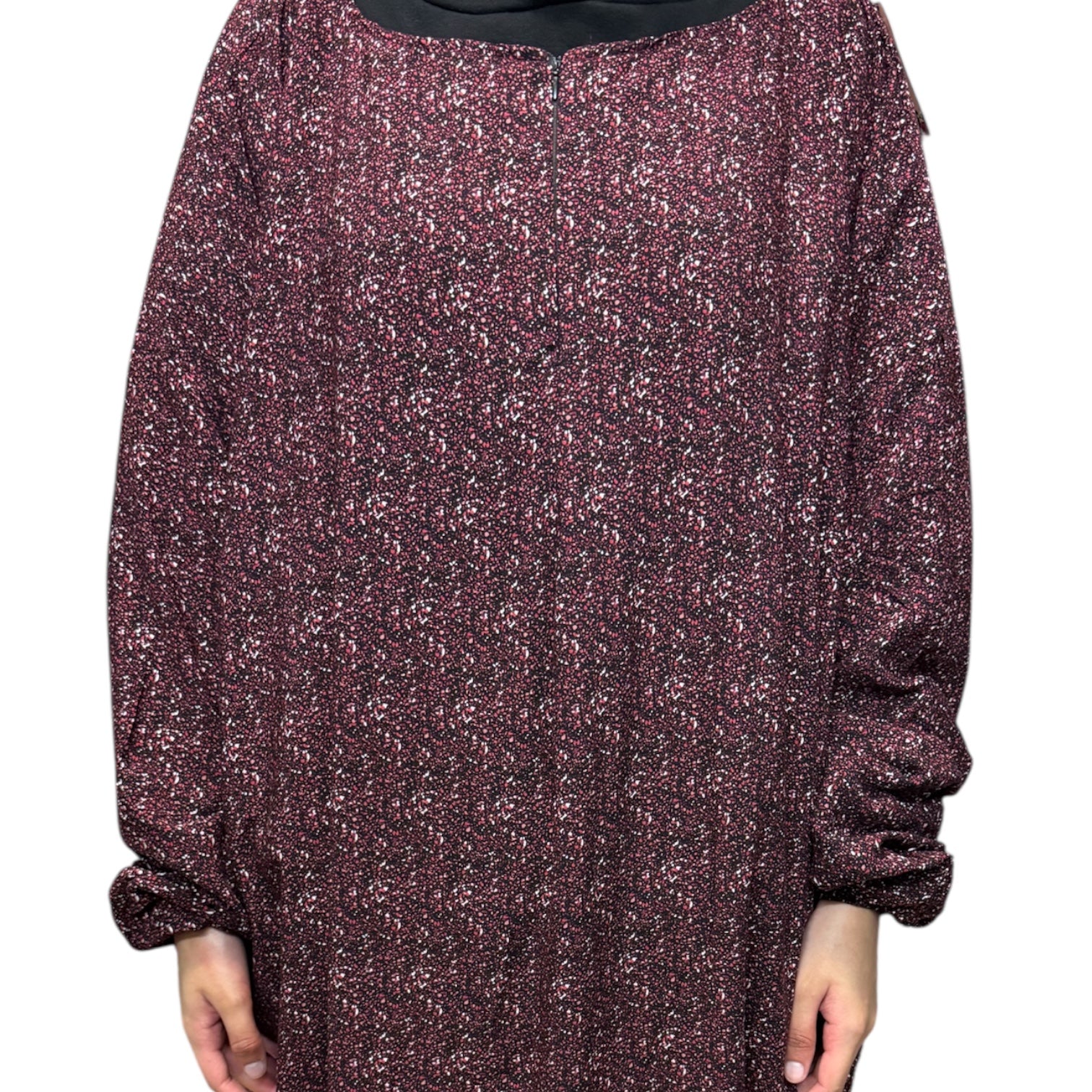 Abaya dress short length with pockets