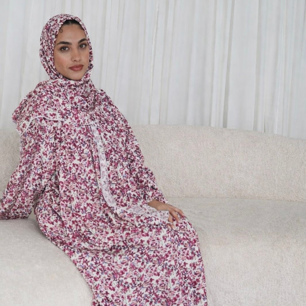 white christmas dresses NEW Regular length Prayer dress with pockets, prayer abaya – Eazy Dresses