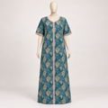 Sea Green - Short Sleeve Plus Size maxi dress