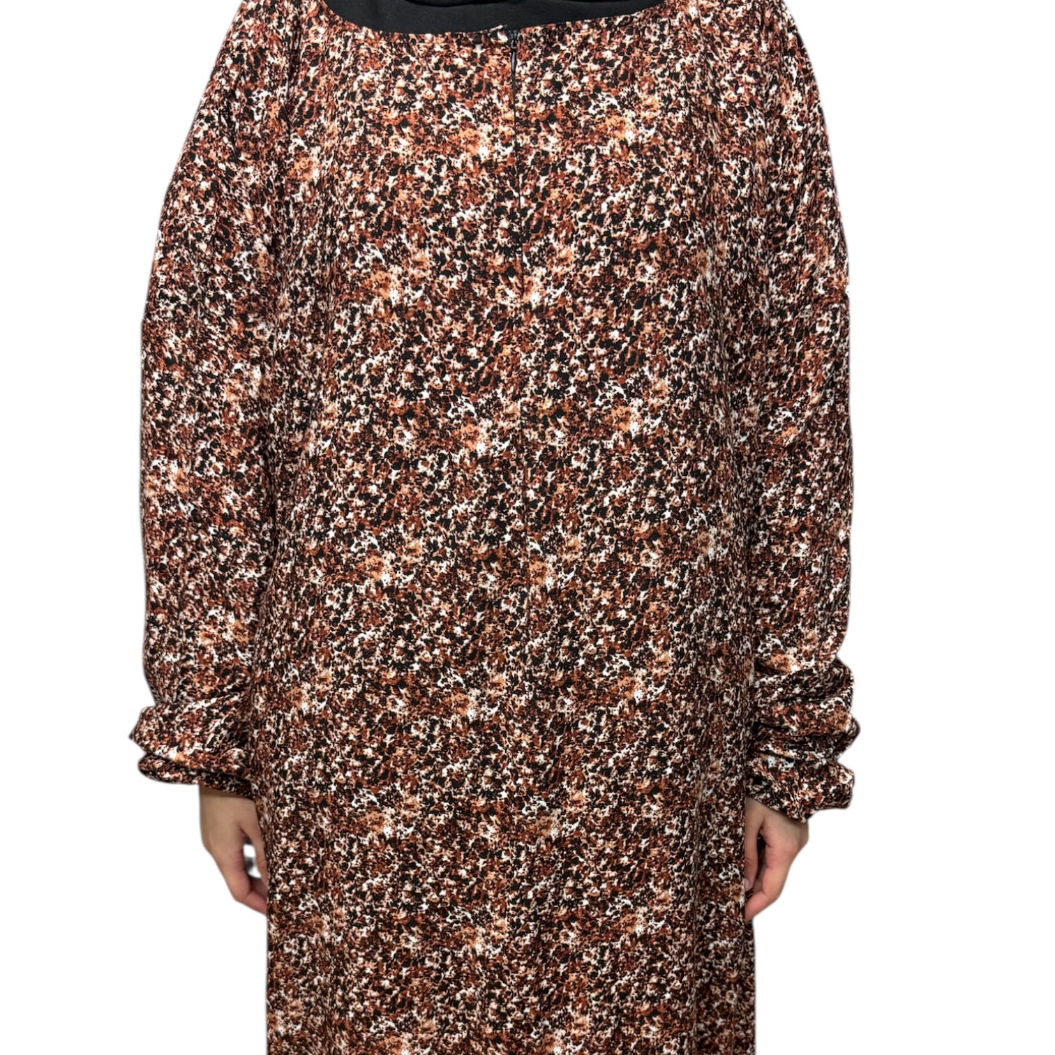 Abaya dress short length with pockets