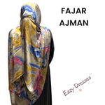Load image into Gallery viewer, Printed Silky Chiffon Hijabs scarfs large size

