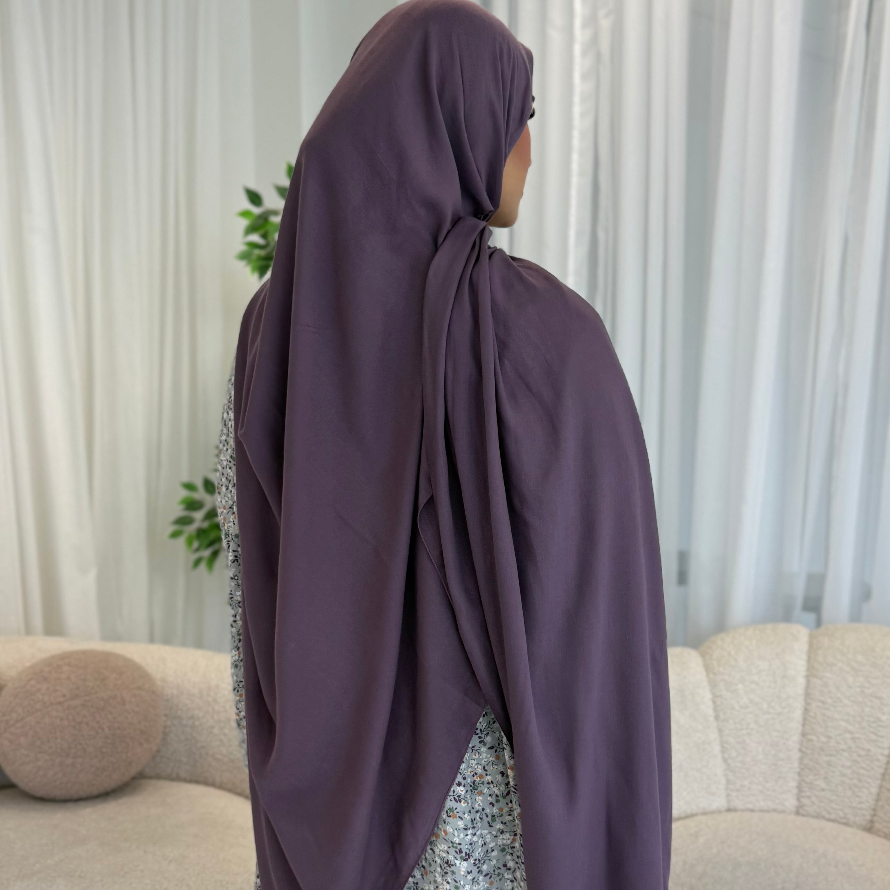 Soft Cotton Feel Rayon Maxi Scarfs Hijabs Extra Large Plain 105 x 200 cm