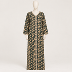 Green Leaf - Long Sleeve Plus Size maxi dress