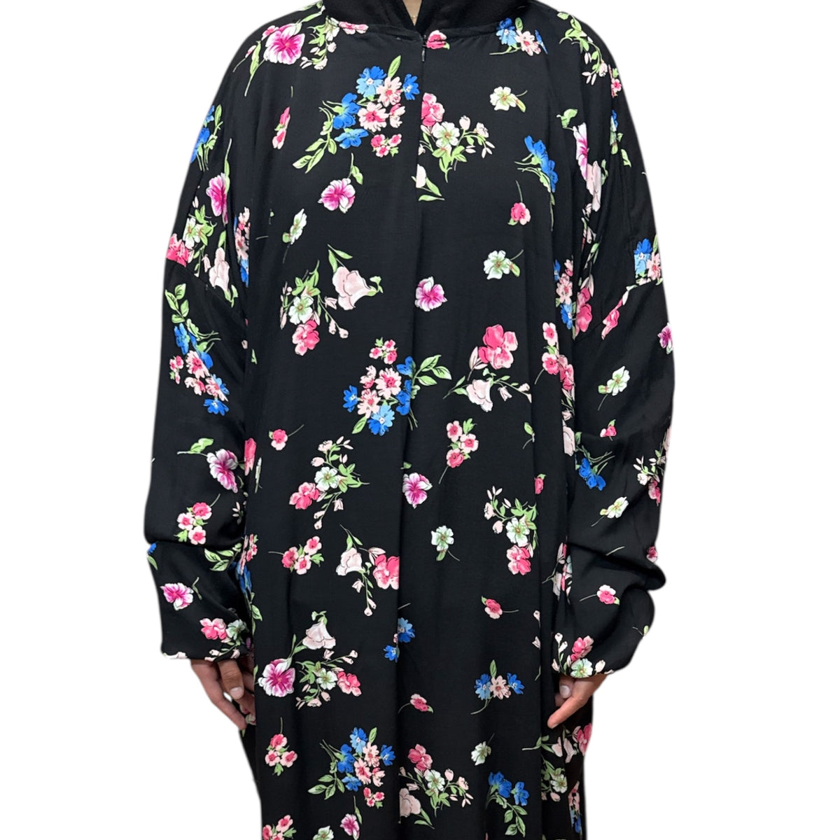 Extra Long Abaya Dress with Pockets