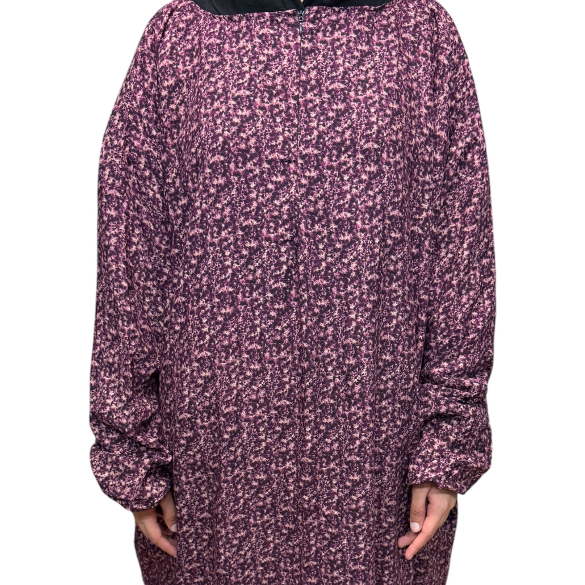 Short Length Abaya Dress with Pockets