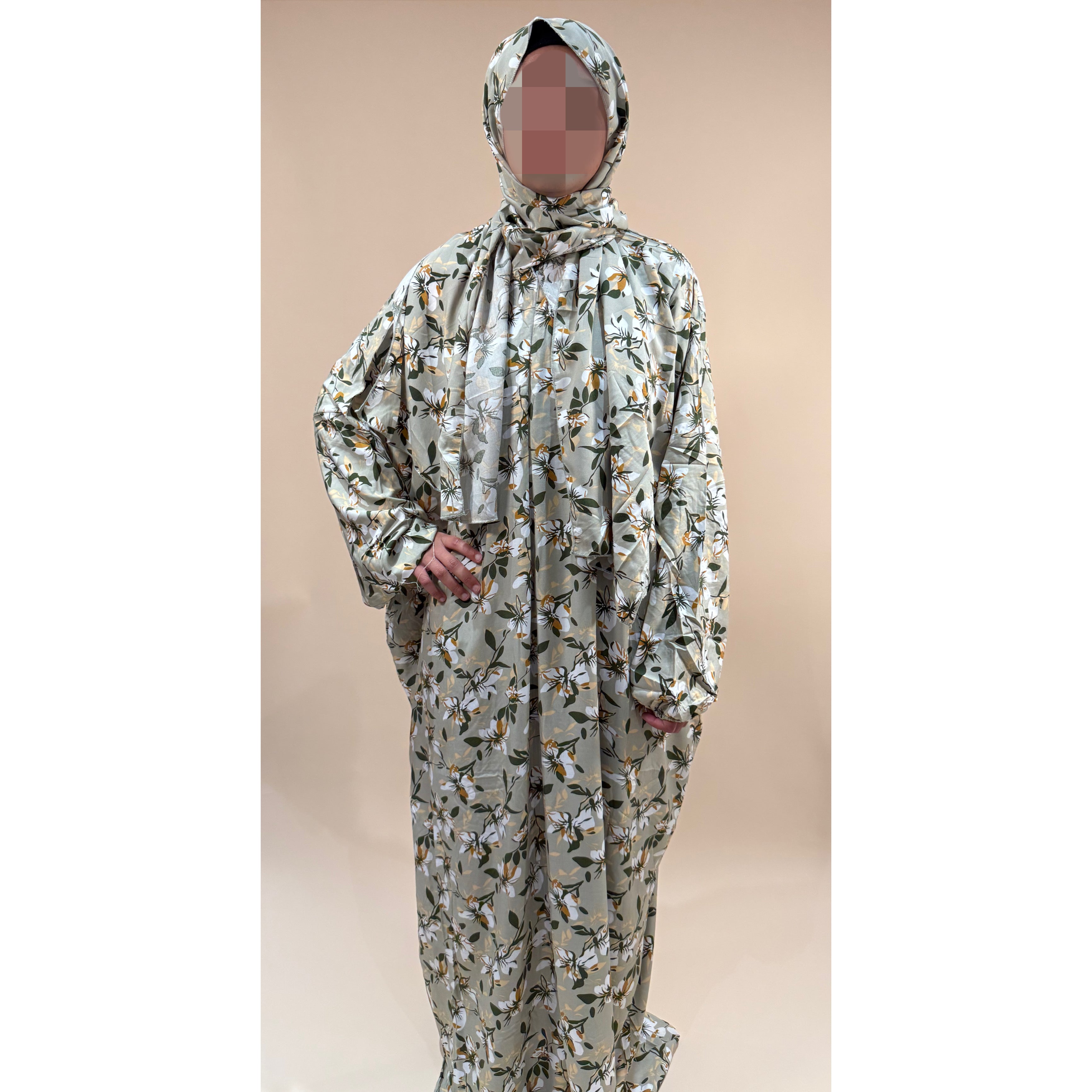 NEW Regular length Prayer dress with pockets, prayer abaya