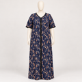 Floral - Short Sleeve Plus Size maxi dress