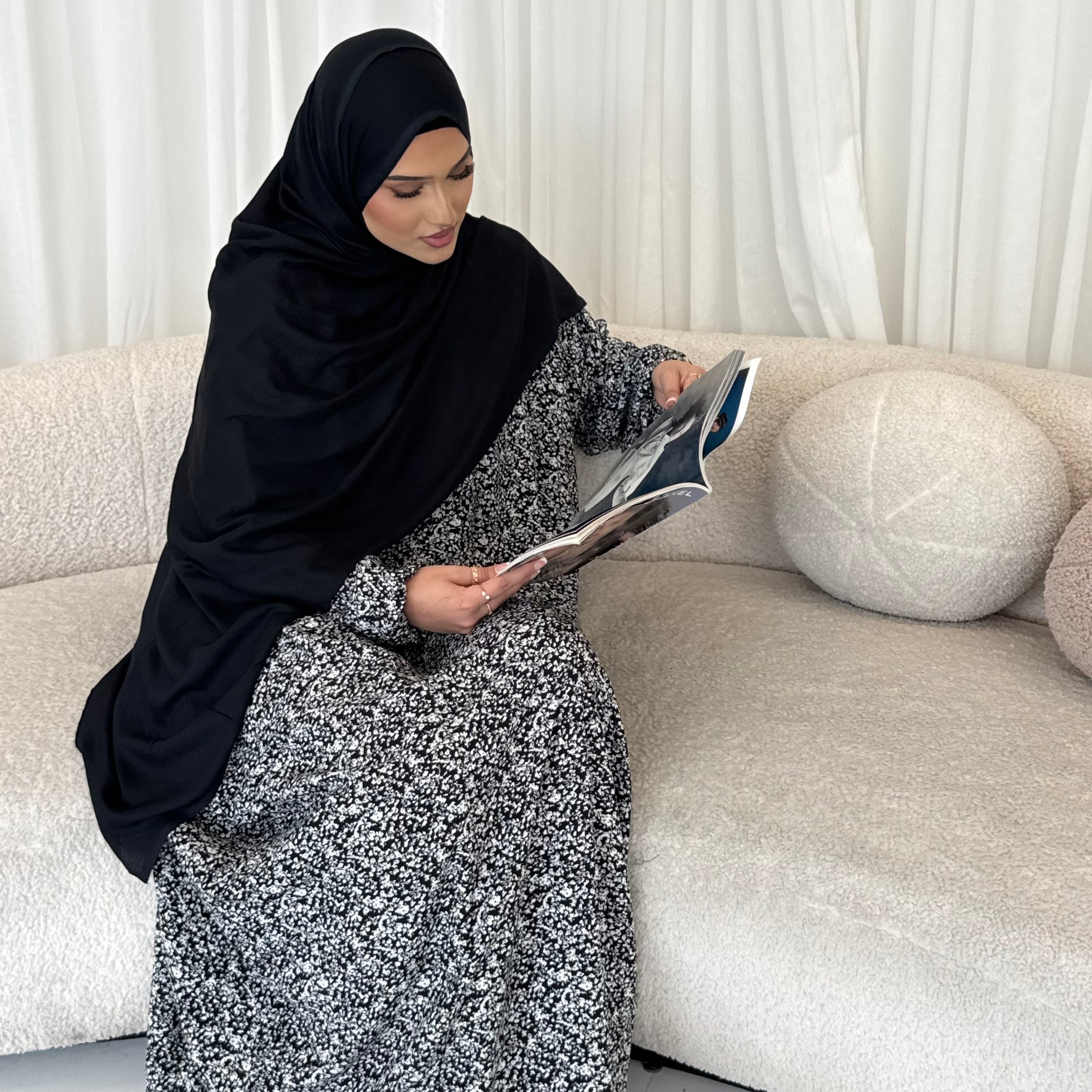Abaya dress regular length with pockets