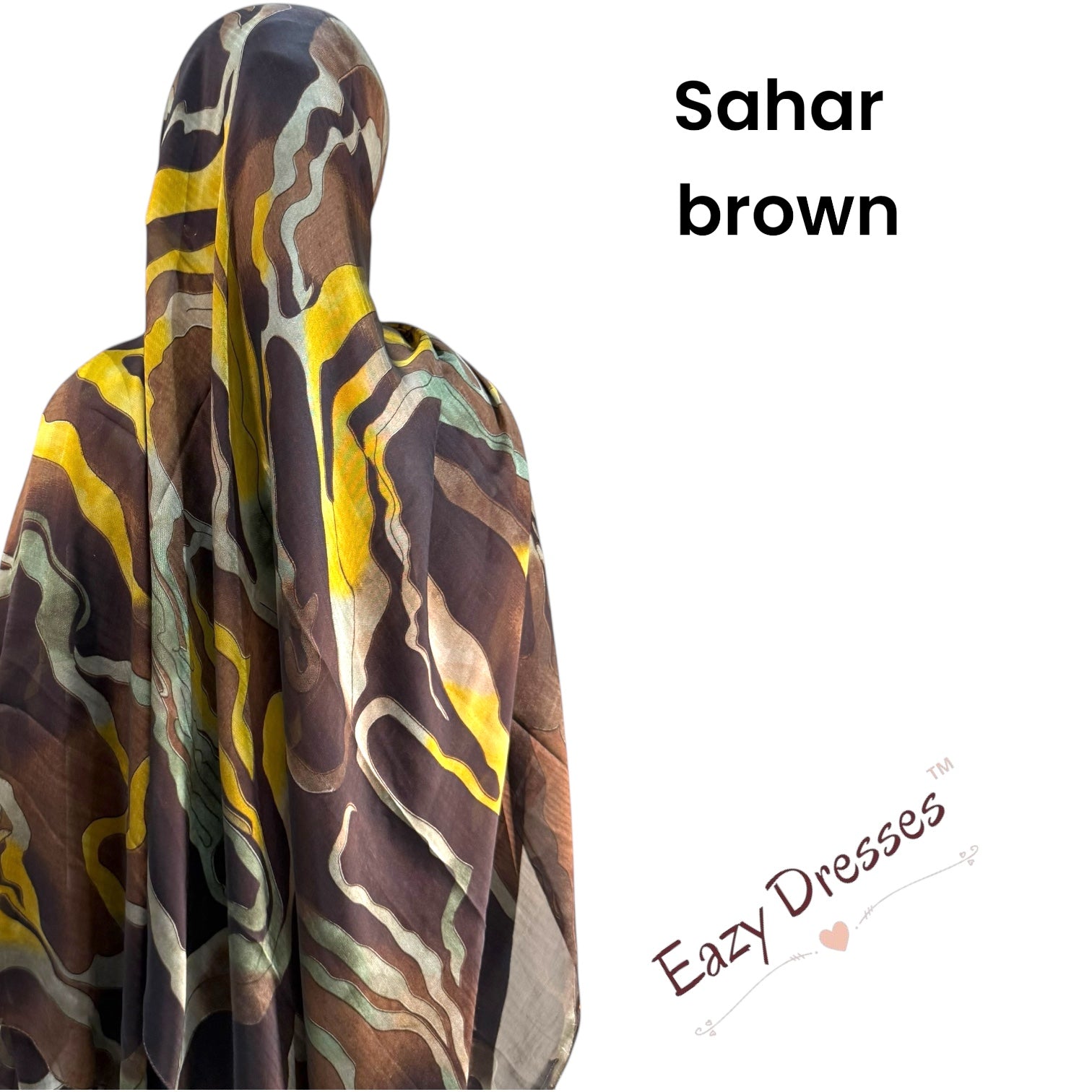 Printed Silky Chiffon Hijabs scarfs large size