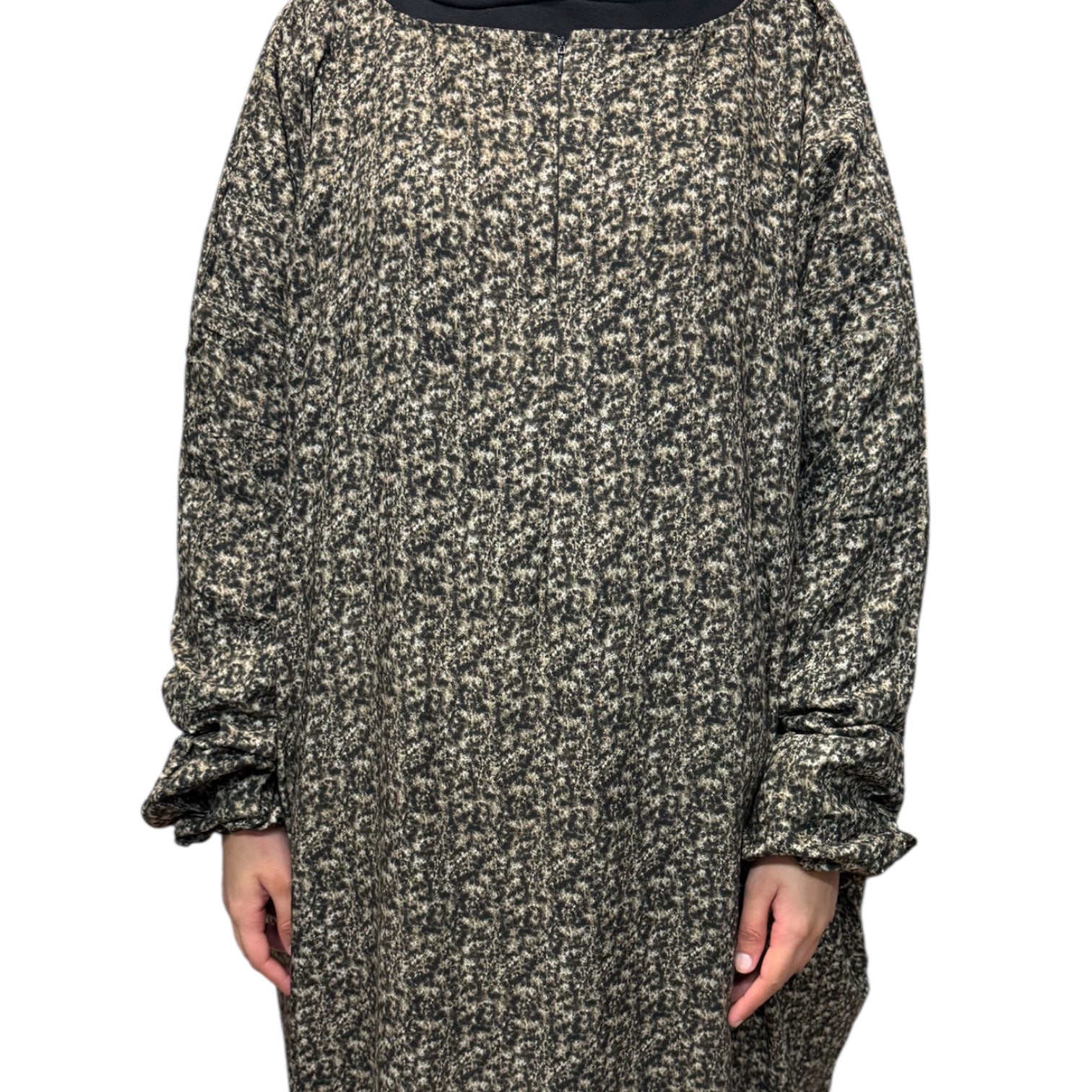 Abaya dress short length with pockets