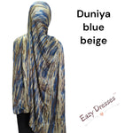 Load image into Gallery viewer, Printed Silky Chiffon Hijabs scarfs large size
