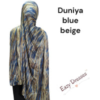 Duniya blue/beige