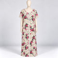 Blissful - Short Sleeve Plus Size maxi dress