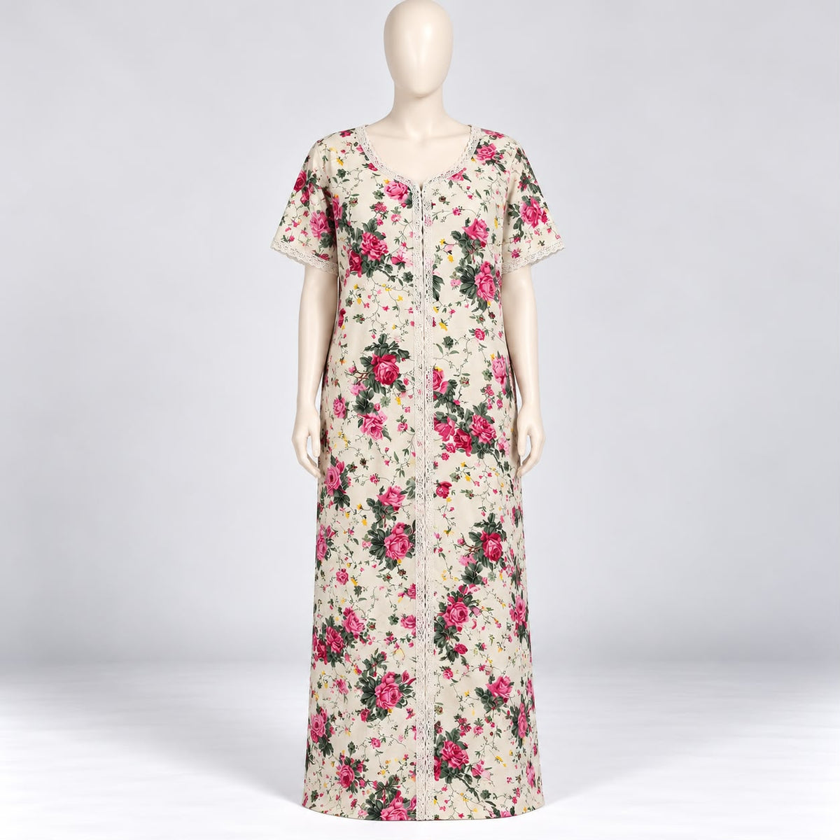 Blissful - Short Sleeve Plus Size maxi dress