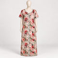 Blush - Short Sleeve Plus Size maxi dress