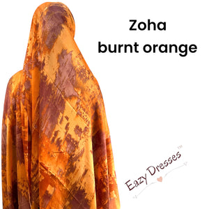 Printed Silky Chiffon Hijabs scarfs large size