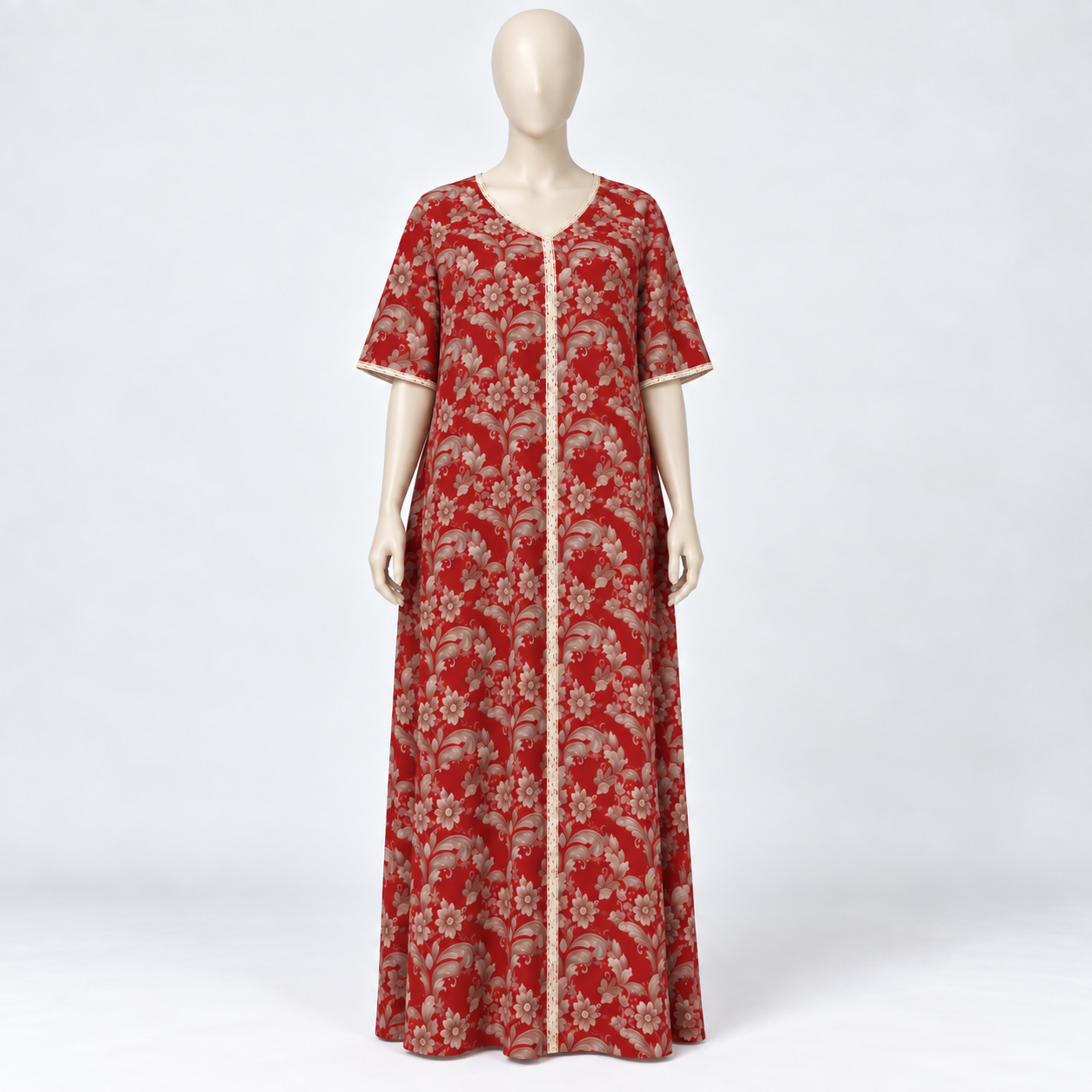 Jasmine - Short Sleeve Plus Size maxi dress