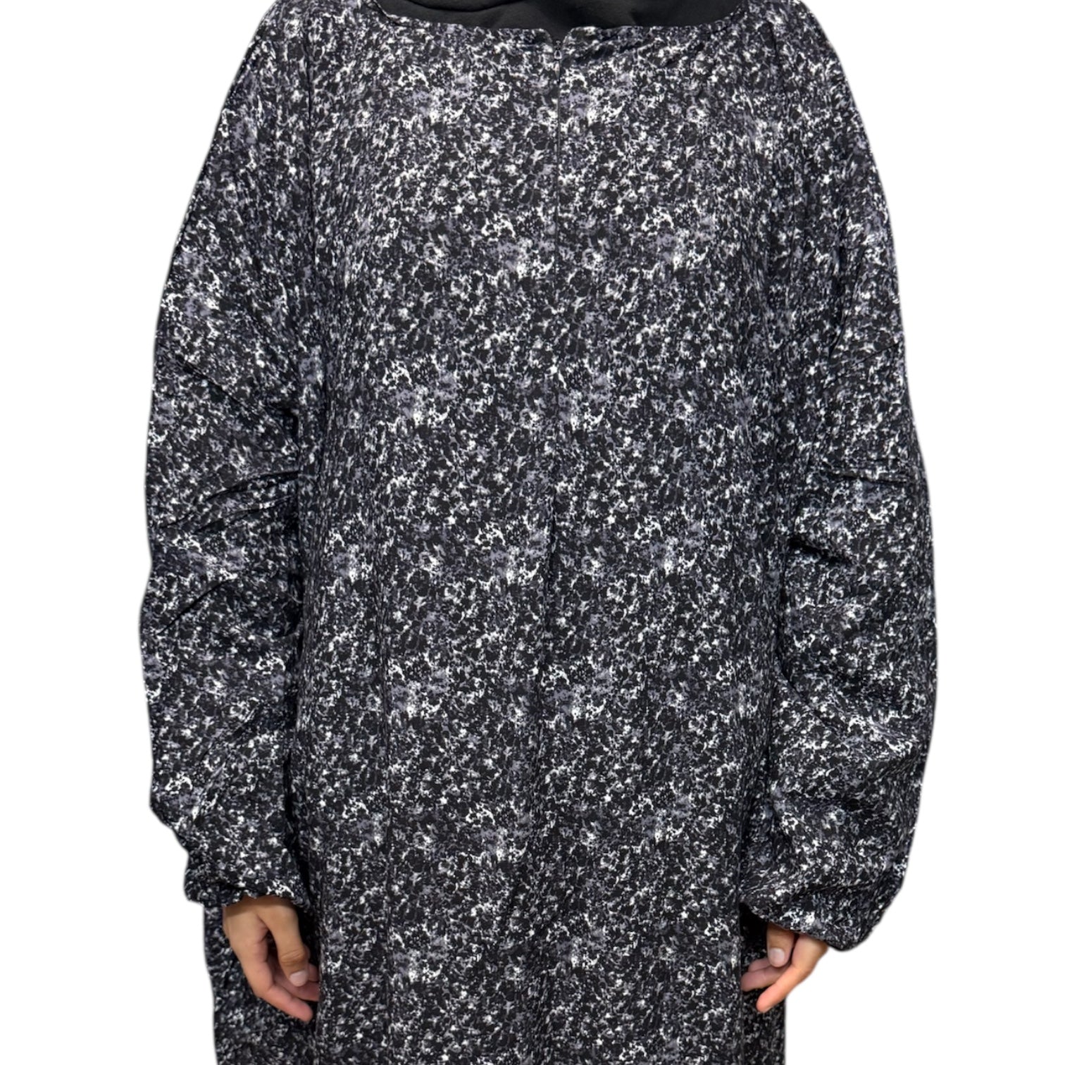 Abaya dress short length with pockets