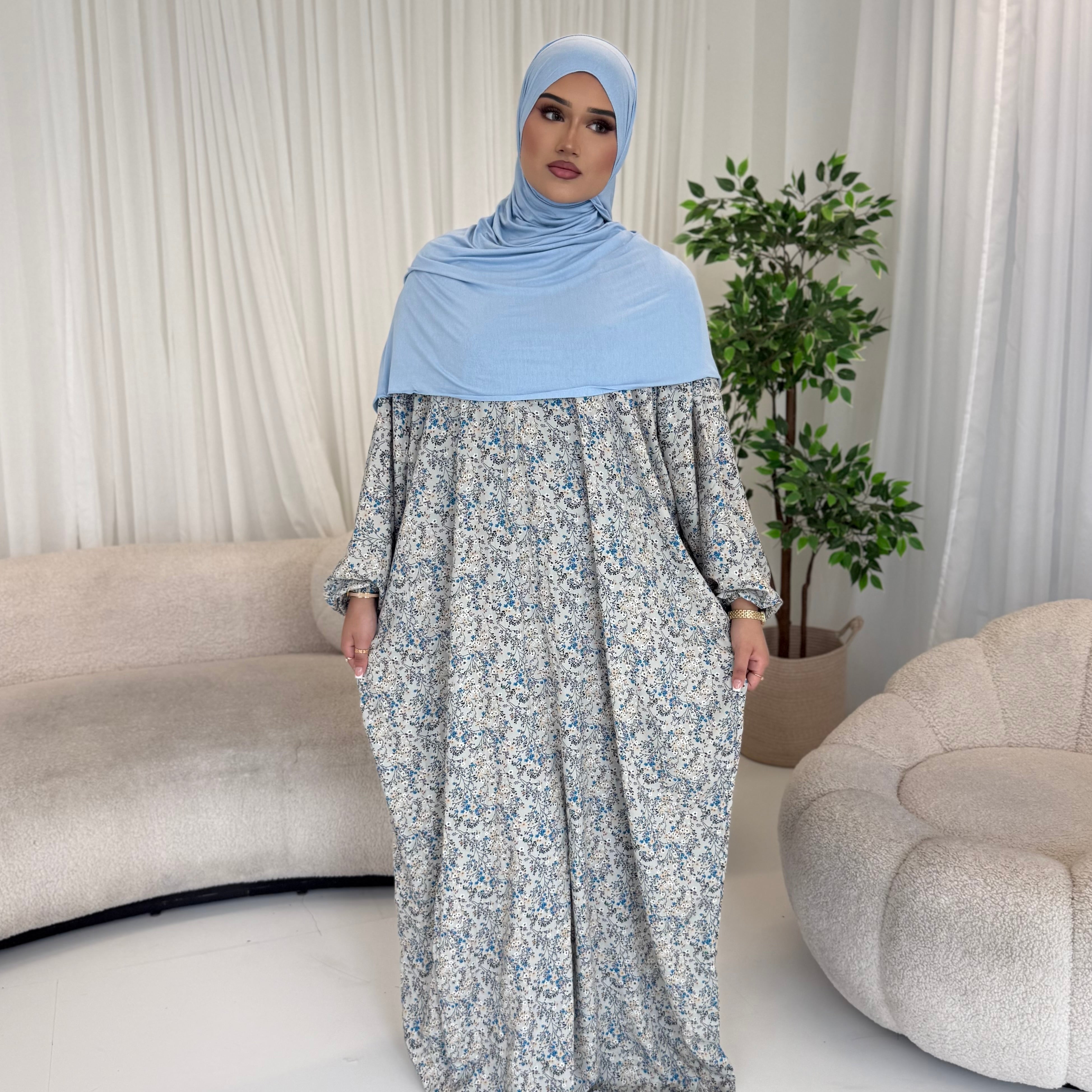 Abaya dress regular length with pockets