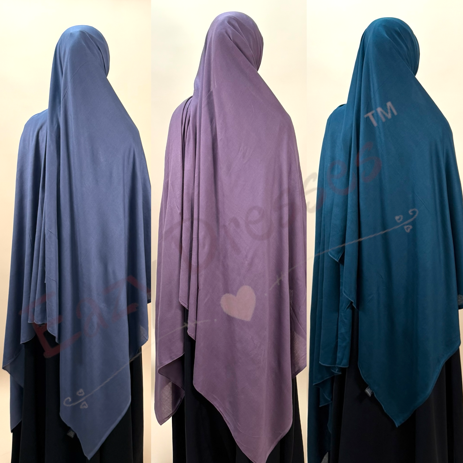 Soft Cotton Feel Rayon Maxi Scarfs Hijabs Extra Large Plain 105 x 200 cm