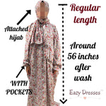 Load image into Gallery viewer, NEW Regular length Prayer dress with pockets, prayer abaya
