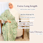 Extra Long Abaya Dress with Pockets