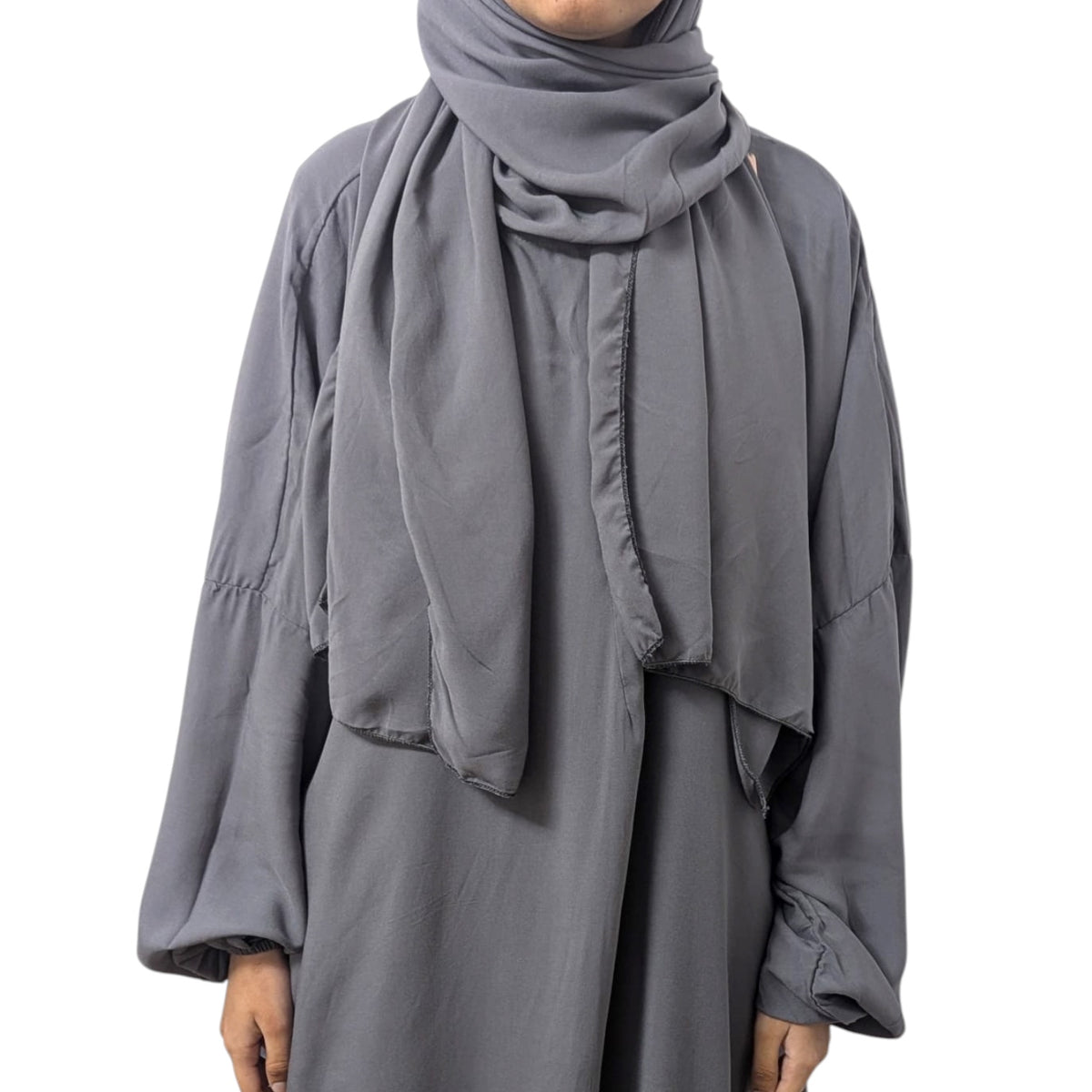 Extra Long Prayer Dress with Attached Hijab & Pockets