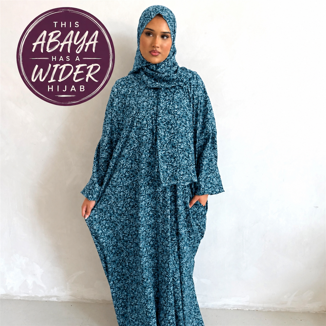NEW Regular length Prayer dress with pockets, prayer abaya