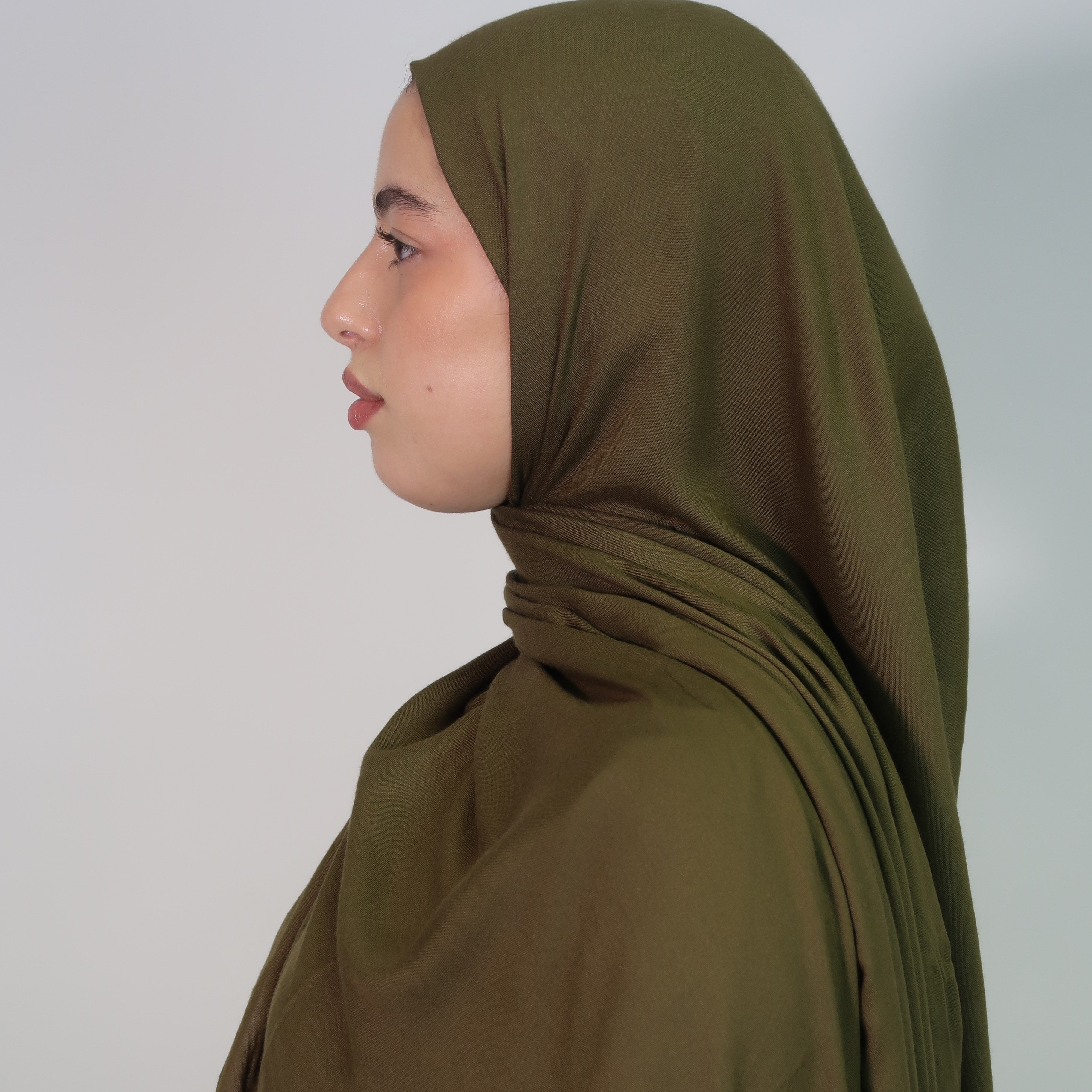 Soft Cotton Feel Rayon Maxi Scarfs Hijabs Extra Large Plain 105 x 200 cm