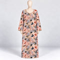 Lost in the wind - Long Sleeve Plus Size maxi dress