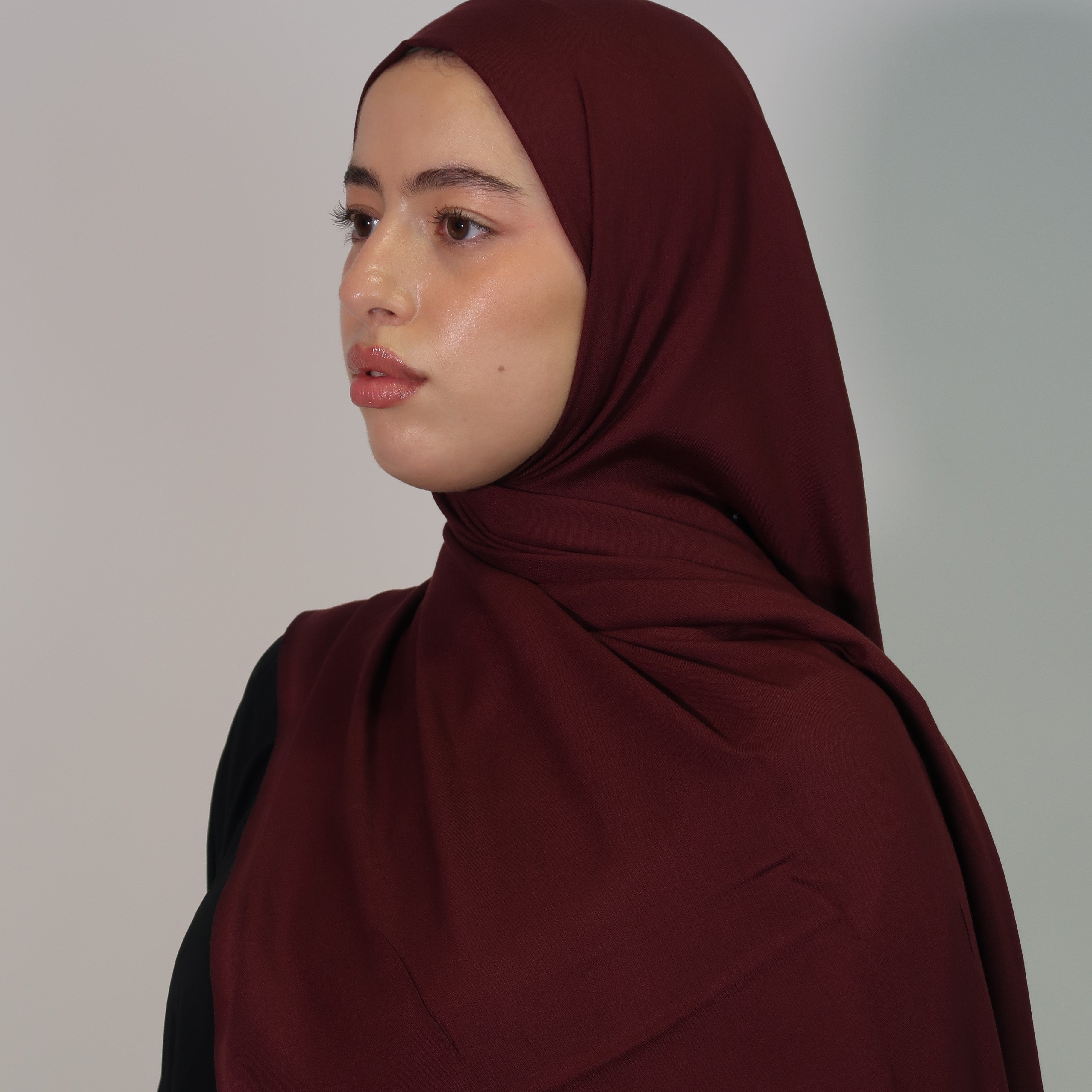 Soft Cotton Feel Rayon Maxi Scarfs Hijabs Extra Large Plain 105 x 200 cm