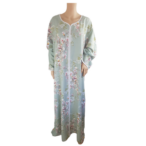 Green Spring - Long Sleeve maxi dress