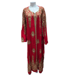 Load image into Gallery viewer, Electric Red -  PLUS SIZE - Long Sleeve maxi dress
