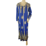 Load image into Gallery viewer, Electric Blue -  Long Sleeve PLUS SIZE maxi dress
