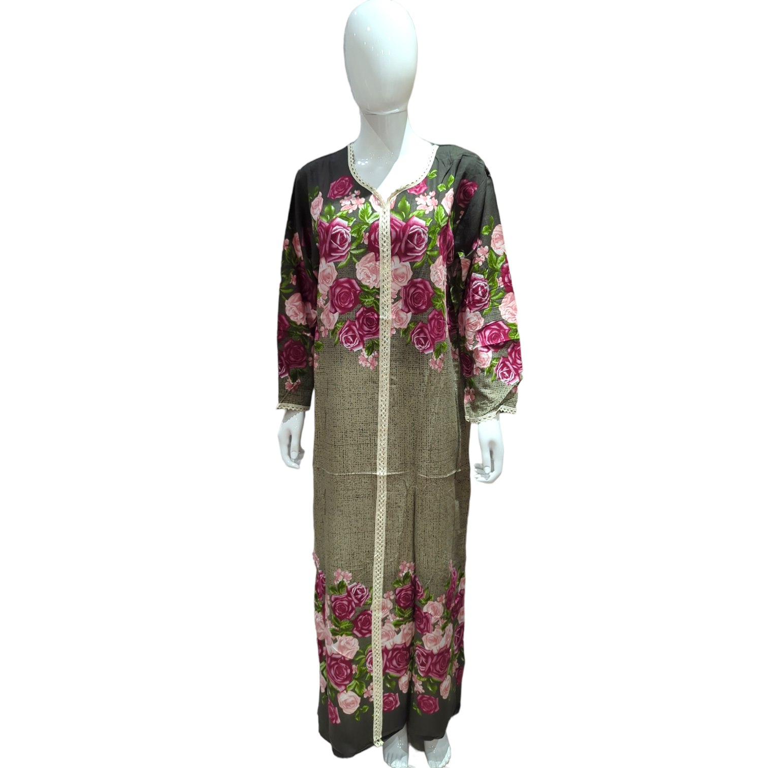 Roses Garden - Long Sleeve maxi dress