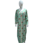 Load image into Gallery viewer, Light Green - Long Sleeve maxi dress
