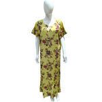 Load image into Gallery viewer, Moroccan Style Yellow - Short Sleeve maxi dress
