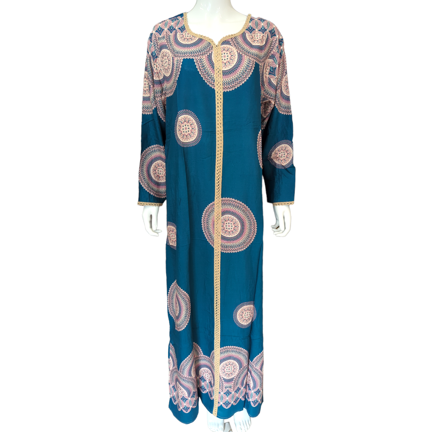 Moroccan Bazaar - Long Sleeve maxi dress