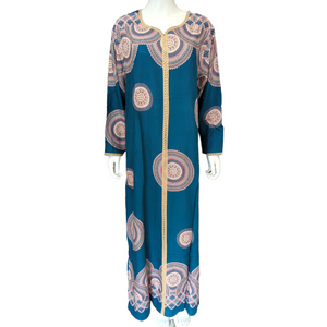 Moroccan Bazaar - Long Sleeve maxi dress