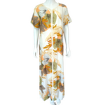 Load image into Gallery viewer, Cream Summer  - Short Sleeve maxi dress
