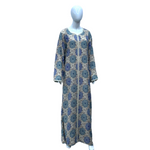 Load image into Gallery viewer, Blue Madala - Long Sleeve maxi dress
