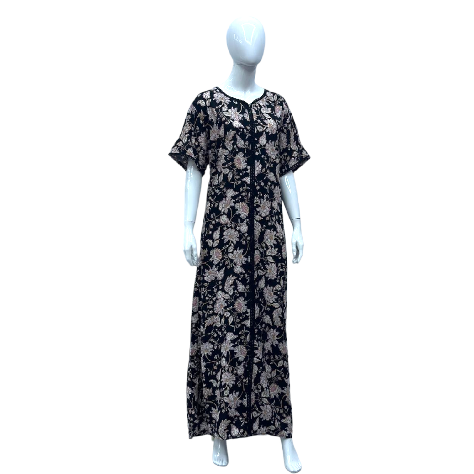 Secret Floral - Short Sleeve maxi dress