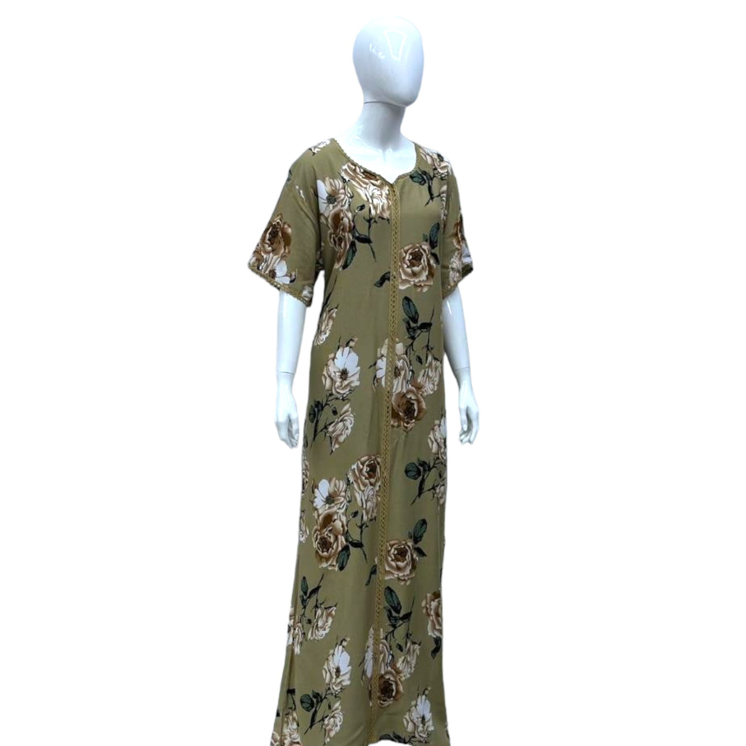 Sandy - Short Sleeve maxi dress