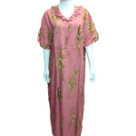 Load image into Gallery viewer, Pink Frill - Short Sleeve maxi dress
