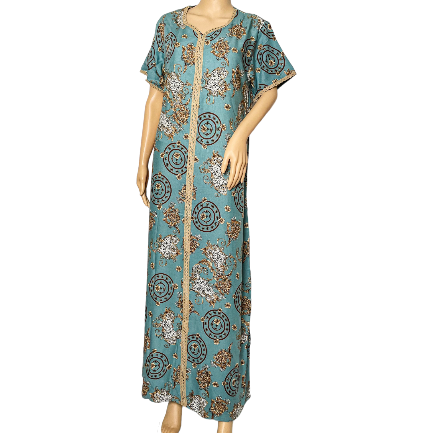 French Boutique - Short Sleeve PLUS SIZE maxi dress